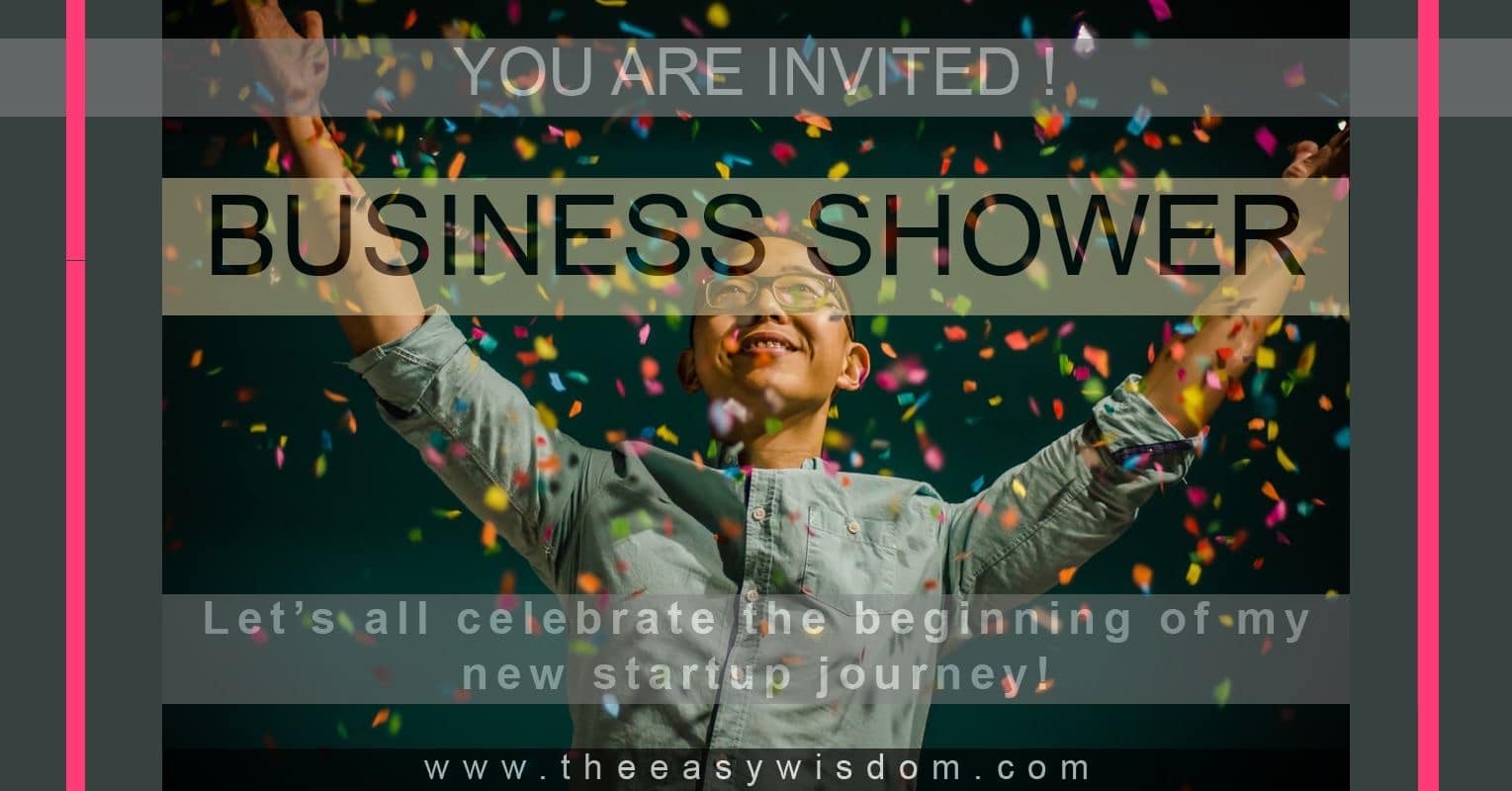 Business Shower Ideas To Celebrate Your Startup Journey- www.theeasywisdom.com