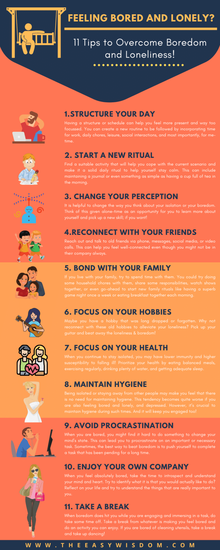 11 Things To Do When Feeling Bored and Lonely?