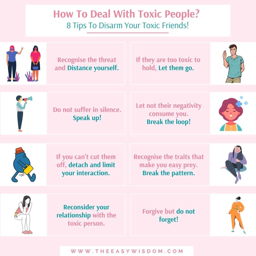 How to teach a toxic person a lesson and deal with toxic people -www.theeasywisdom.com