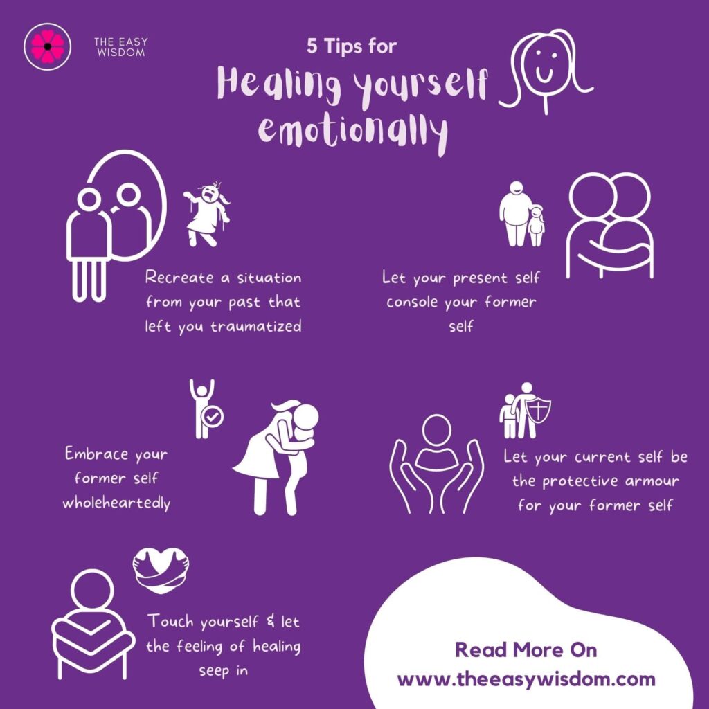 5 Tips for healing yourself emotionally- How to heal yourself emotionally-www.theeasywisdom.com