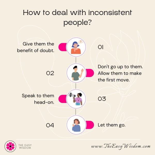 How to deal with inconsistent people?
