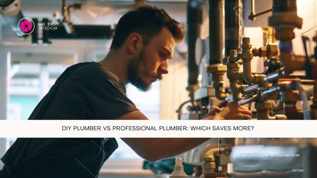 DIY Plumber vs Professional Plumber Which Saves More- The Easy Wisdom- www.TheEasyWisdom.com