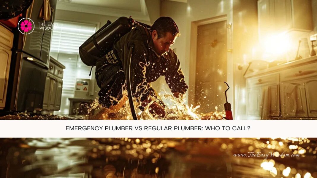 Emergency Plumber vs Regular Plumber Who to Call- The Easy Wisdom- www.TheEasyWisdom.com