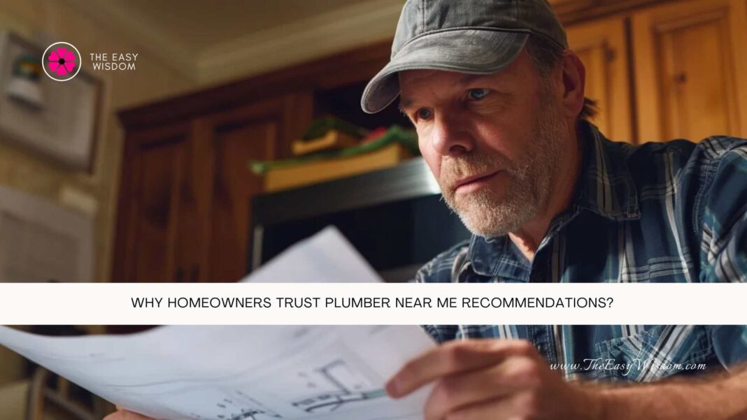 Why Homeowners Trust Plumber Near Me Recommendations- The Easy Wisdom- www.TheEasyWisdom.com
