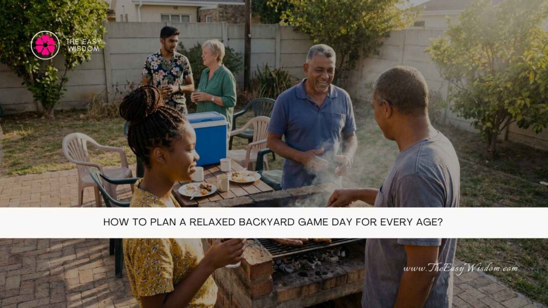 How to Plan a Relaxed Backyard Game Day for Every Age- The Easy Wisdom- www.TheEasyWisdom.com